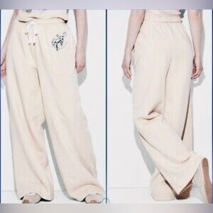 Greyson Threads Ford Bronco cream with logo Jogger Sweatpants NWT